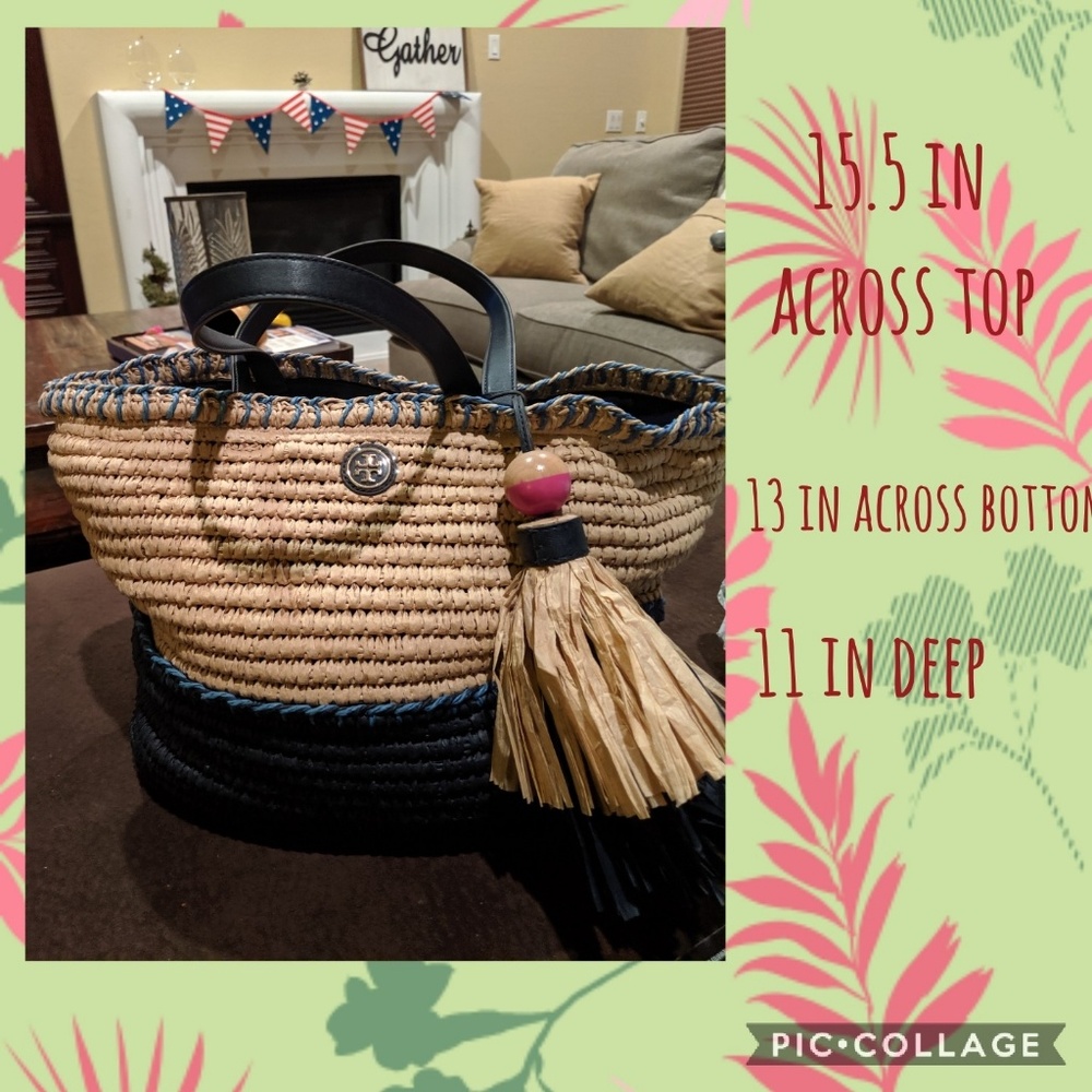 Tory Burch straw bag!